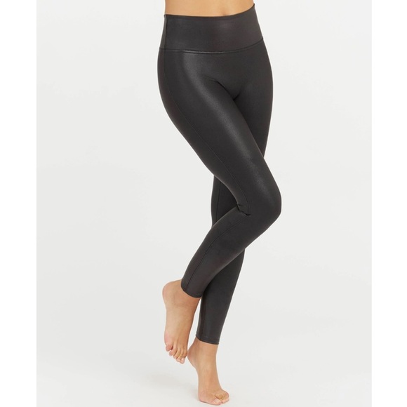 Spanx‎ Faux Leather Leggings XS - Picture 1 of 13